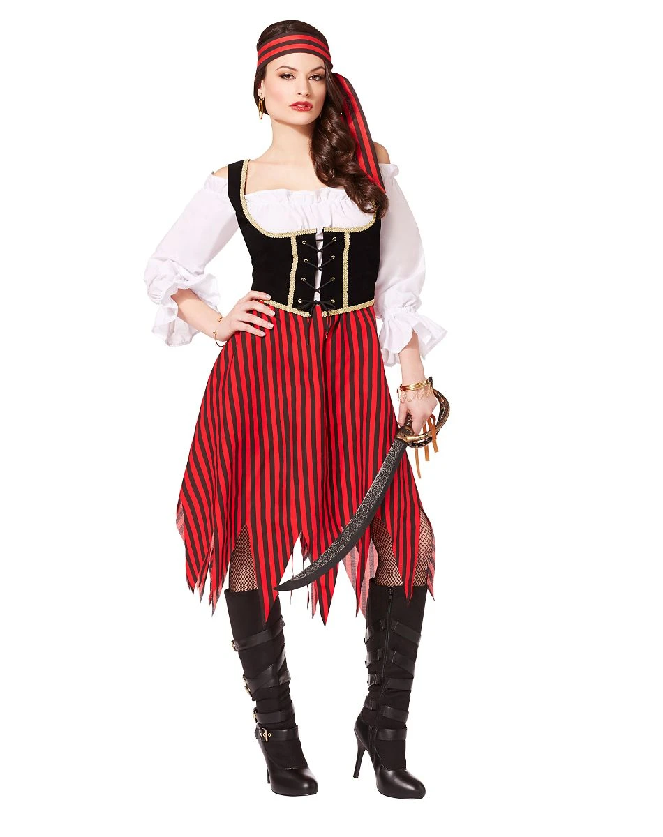Spirit Halloween Adult Buccaneer Beauty Pirate Costume 3 Spirit Halloween Adult Buccaneer Beauty Pirate Costume