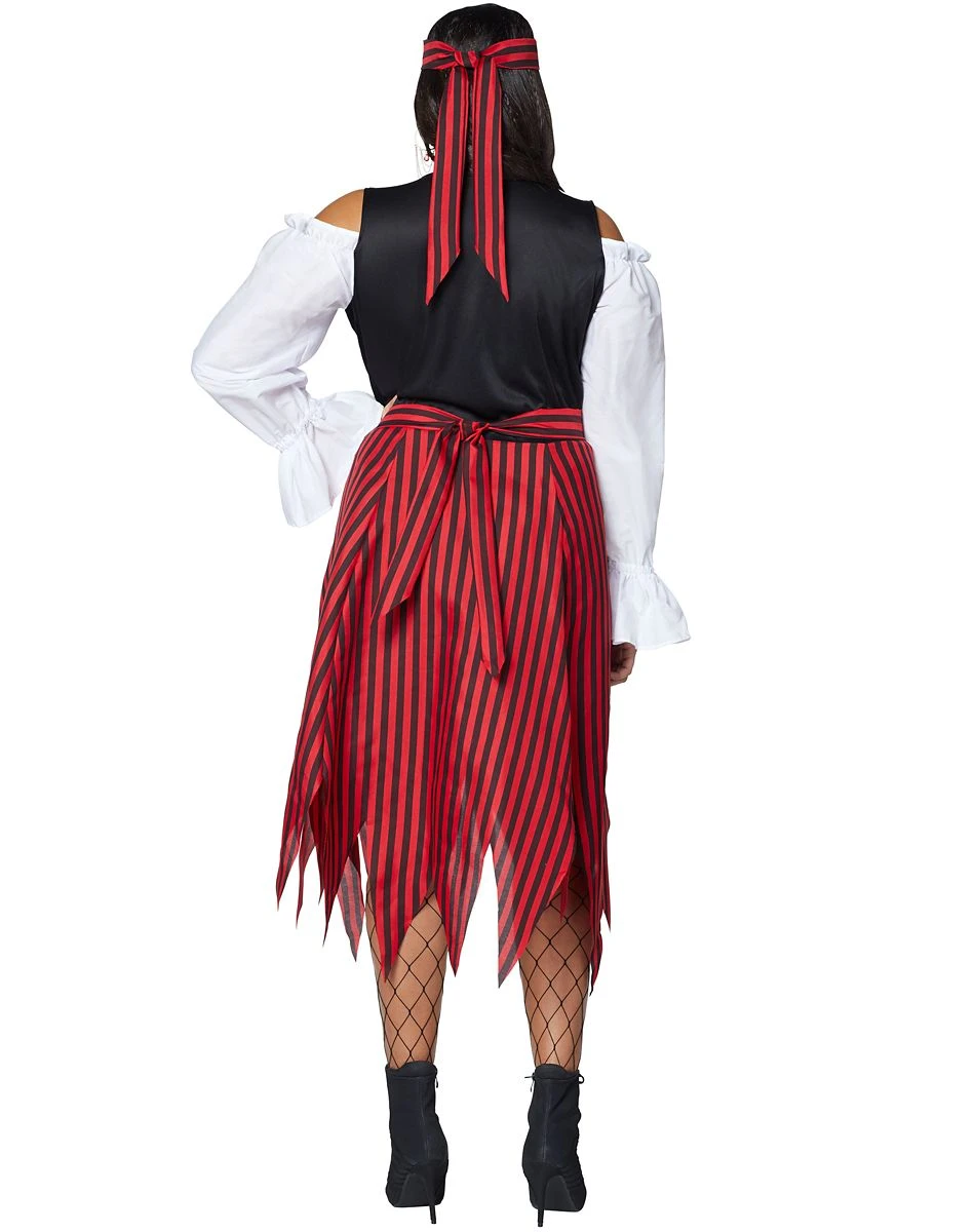 Spirit Halloween Adult Buccaneer Beauty Pirate Costume 6 Spirit Halloween Adult Buccaneer Beauty Pirate Costume - Image 4