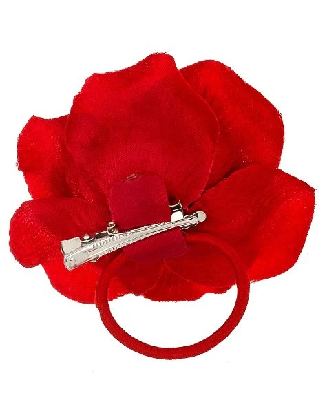 Spirit Halloween Day of the Dead Red Rose Hair Accessory 4 Spirit Halloween Day of the Dead Red Rose Hair Accessory - Image 2