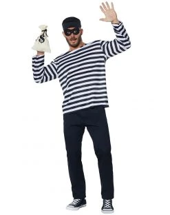 Spirit Halloween Adult Burglar Plus Size Costume