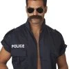 Spirit Halloween Dark Brown Cop Mustache -HALLOWEEN COSTUMES Sales 01298579 a 1