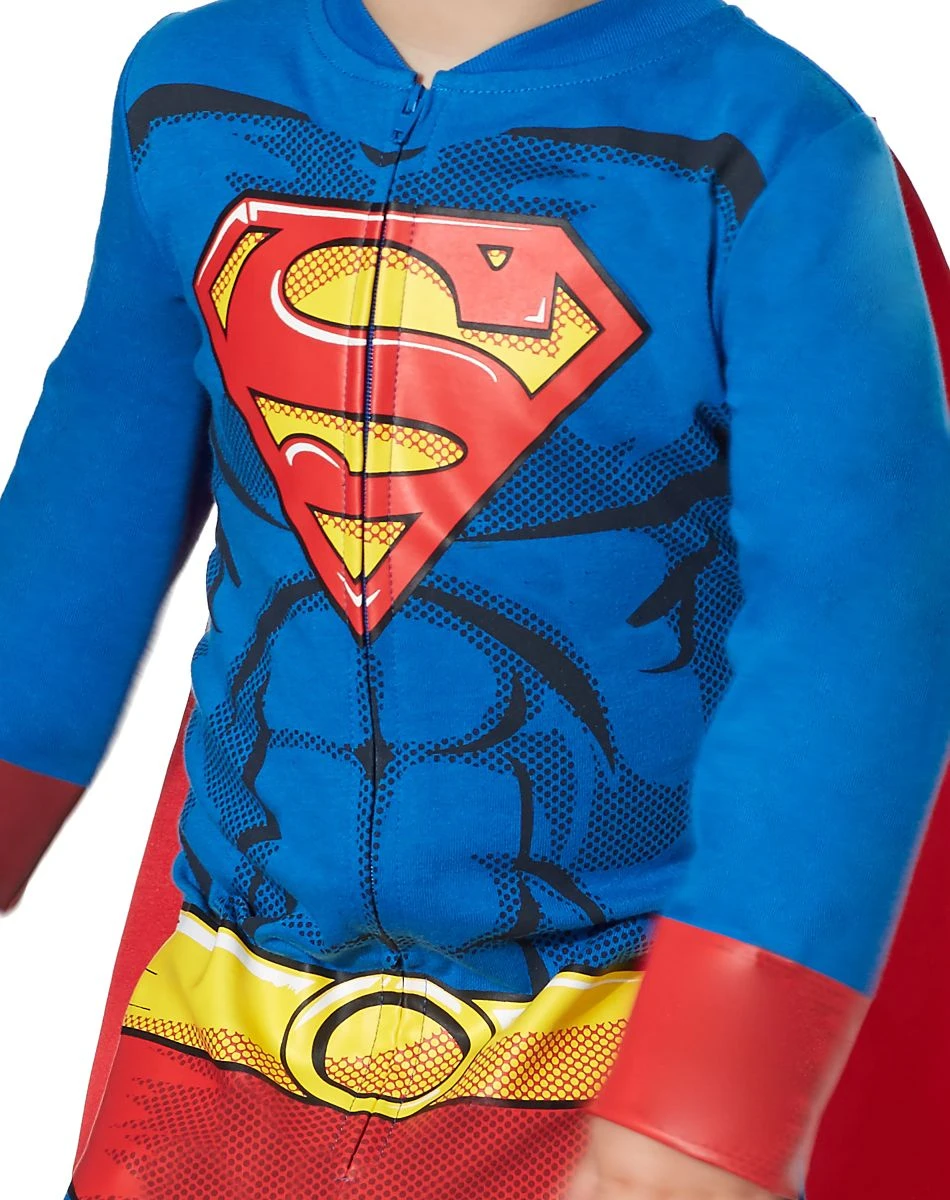 Spirit Halloween Toddler Superman One Piece Costume - DC Comics 5 Spirit Halloween Toddler Superman One Piece Costume - DC Comics - Image 3