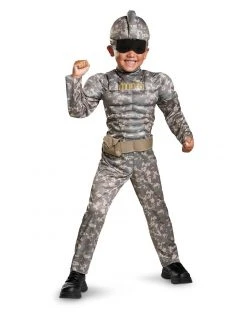 Spirit Halloween Toddler Combat Warrior One Piece Costume