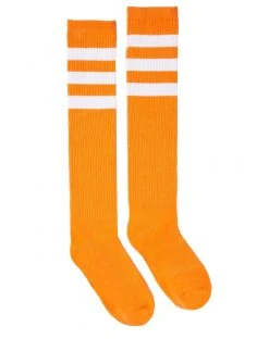 Spirit Halloween Knee High Orange Socks
