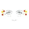 Spirit Halloween 60s Flower Face Decal -HALLOWEEN COSTUMES Sales 01305267 a