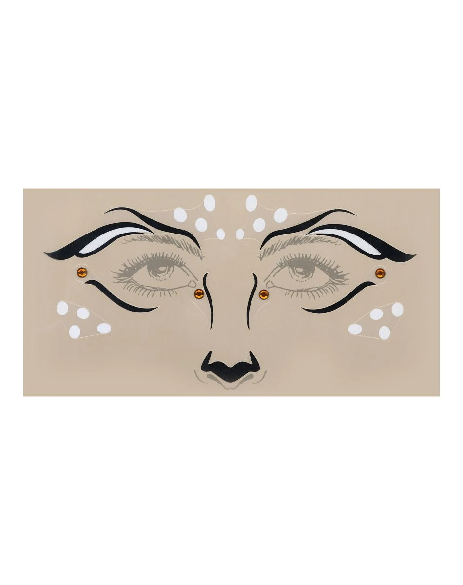 Spirit Halloween Deer Face Decal 3 Spirit Halloween Deer Face Decal