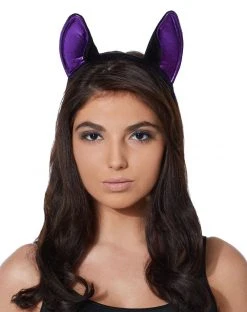 Spirit Halloween Purple and Black Bat Ears