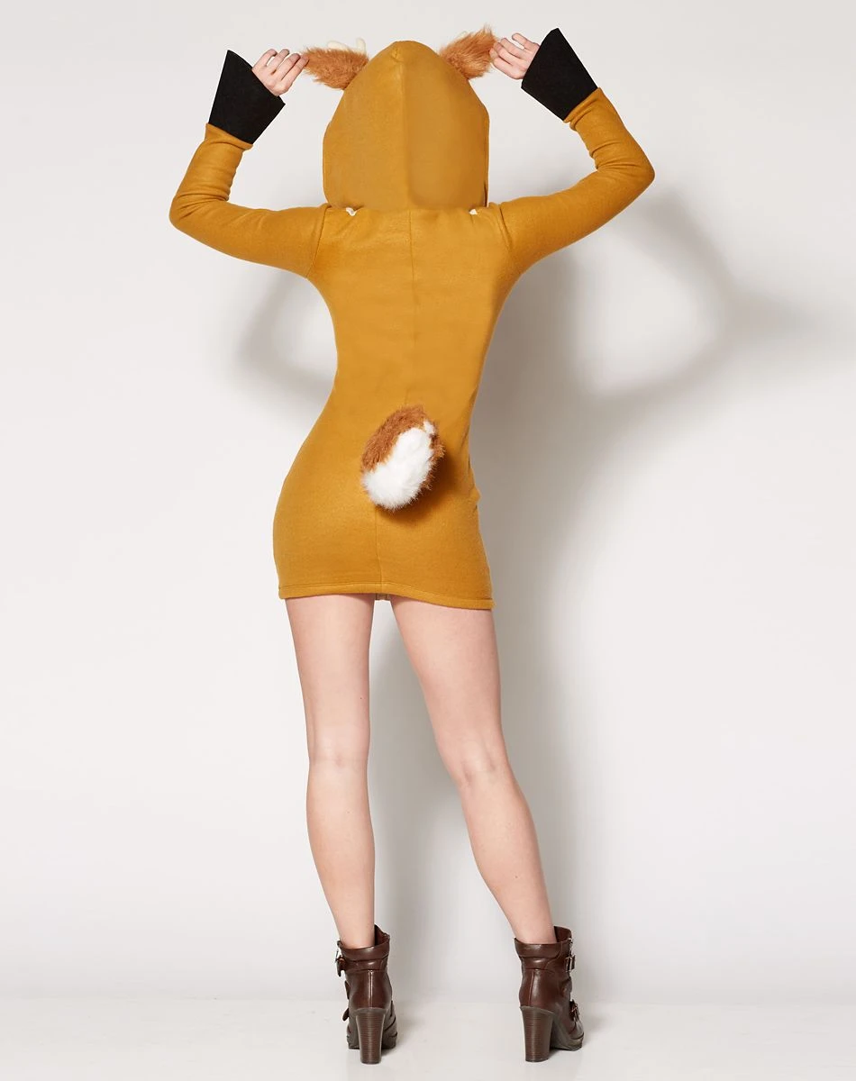 Spirit Halloween Adult Cozy Fawn Costume 10 Spirit Halloween Adult Cozy Fawn Costume - Image 8