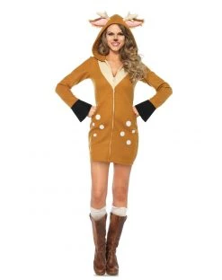 Spirit Halloween Adult Cozy Fawn Costume