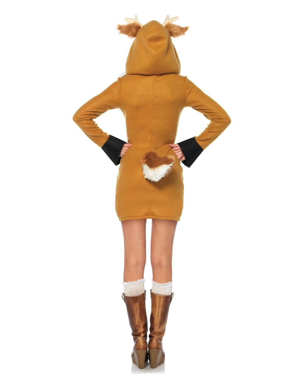 Spirit Halloween Adult Cozy Fawn Costume 4 Spirit Halloween Adult Cozy Fawn Costume - Image 2