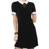 Spirit Halloween Black Collared Dress 2 Spirit Halloween Black Collared Dress -HALLOWEEN COSTUMES Sales 01315480 a