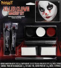 Spirit Halloween Killer Clown Makeup Kit -HALLOWEEN COSTUMES Sales 01317601 b