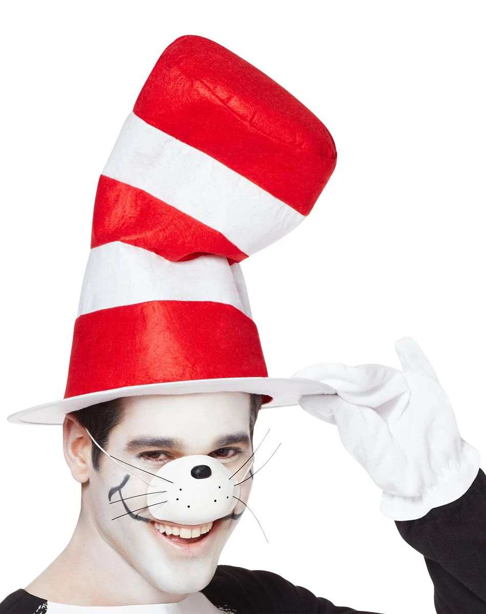 Spirit Halloween Cat In The Hat Nose - Dr. Seuss 3 Spirit Halloween Cat In The Hat Nose - Dr. Seuss