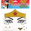 Spirit Halloween Wonder Woman Face Decal - DC Comics -HALLOWEEN COSTUMES Sales 01320621 a
