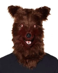 Spirit Halloween Adult Moving Mouth Wolf Full Mask