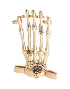 Spirit Halloween Steampunk Skeleton Hand Jewelry