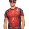 Spirit Halloween Sublimated Deadpool T Shirt - Marvel -HALLOWEEN COSTUMES Sales 01324276 a