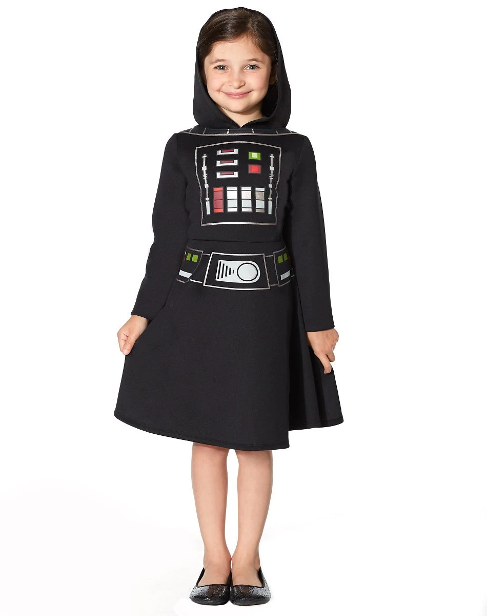 Spirit Halloween Kids Darth Vader Hooded Dress - Star Wars 3 Spirit Halloween Kids Darth Vader Hooded Dress - Star Wars