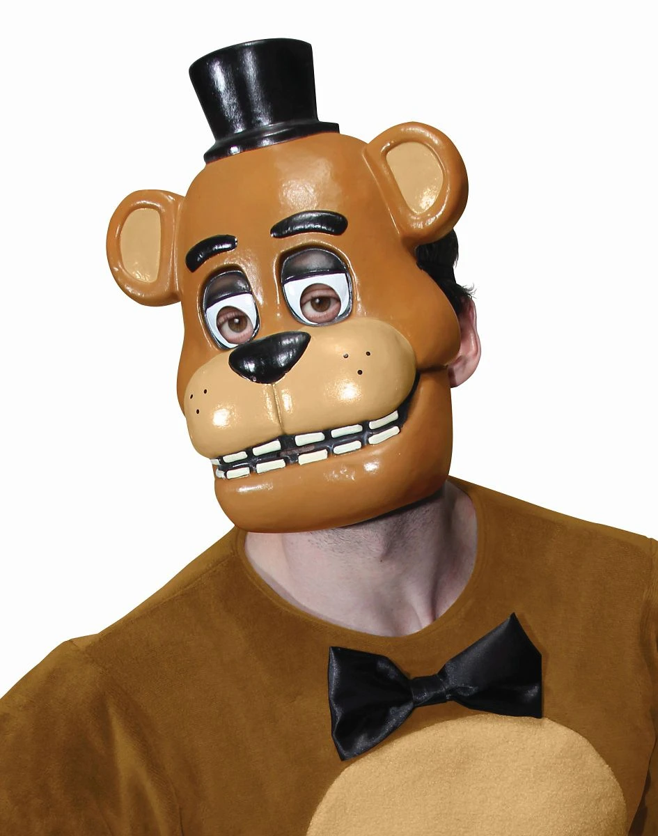 Spirit Halloween Freddy Fazbear Half Mask - Five Nights at Freddy's 3 Spirit Halloween Freddy Fazbear Half Mask - Five Nights at Freddy's