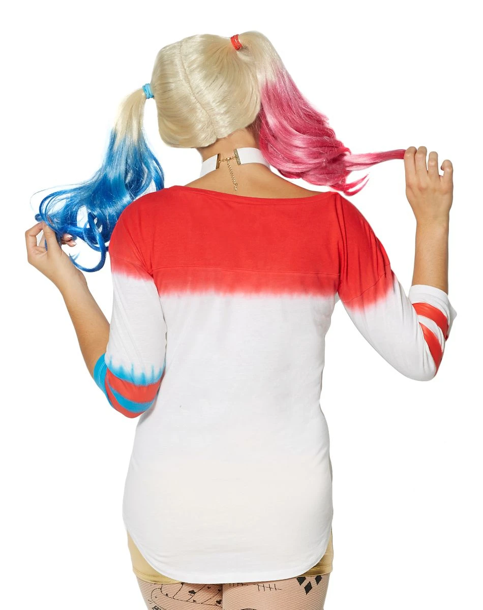 Spirit Halloween Adult Daddy's Lil Monster Varsity Top - Suicide Squad 4 Spirit Halloween Adult Daddy's Lil Monster Varsity Top - Suicide Squad - Image 2