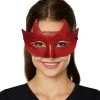 Spirit Halloween Red Devil Half Mask -HALLOWEEN COSTUMES Sales 01329697 a