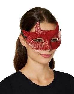 Spirit Halloween Red Devil Half Mask 6 Spirit Halloween Red Devil Half Mask -HALLOWEEN COSTUMES Sales 01329697 b