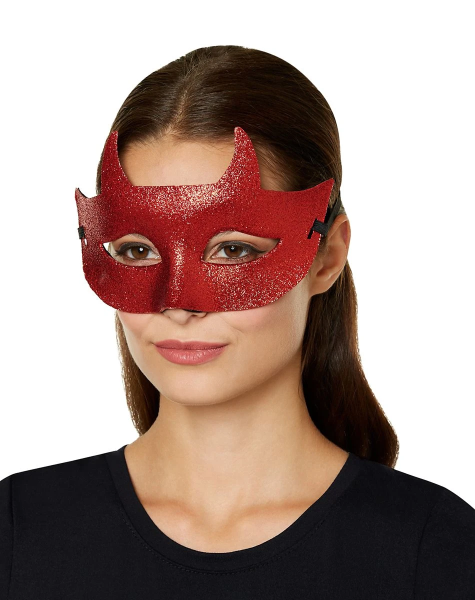 Spirit Halloween Red Devil Half Mask 5 Spirit Halloween Red Devil Half Mask - Image 3