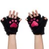 Spirit Halloween Kids Faux Fur Black Kitty Paws -HALLOWEEN COSTUMES Sales 01330398 a