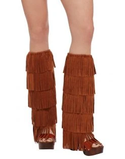 Spirit Halloween 60's Fringe Boot Covers