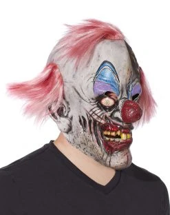 Spirit Halloween Crispy Zombie Clown Full Mask 7 Spirit Halloween Crispy Zombie Clown Full Mask -HALLOWEEN COSTUMES Sales 01333269 c