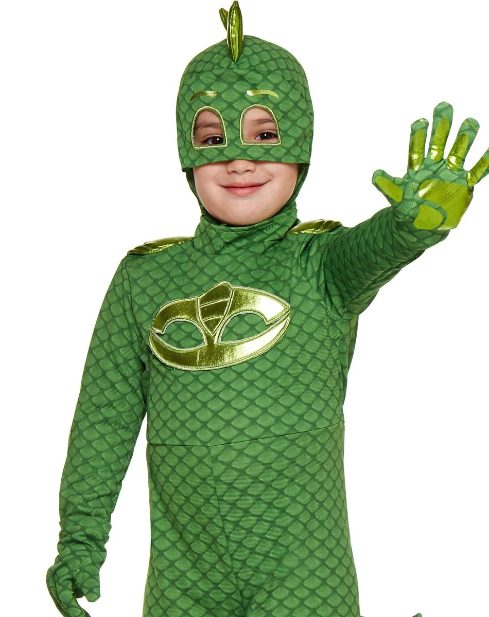 Spirit Halloween Toddler Gekko Costume - PJ Masks 5 Spirit Halloween Toddler Gekko Costume - PJ Masks - Image 3