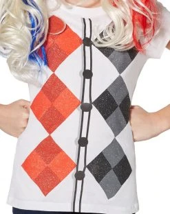 Spirit Halloween Kids Harley Quinn T Shirt - DC Girls 8 Spirit Halloween Kids Harley Quinn T Shirt - DC Girls -HALLOWEEN COSTUMES Sales 01339191 c