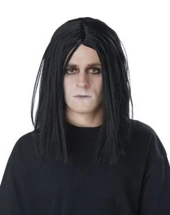 Spirit Halloween Black Menacing Wig