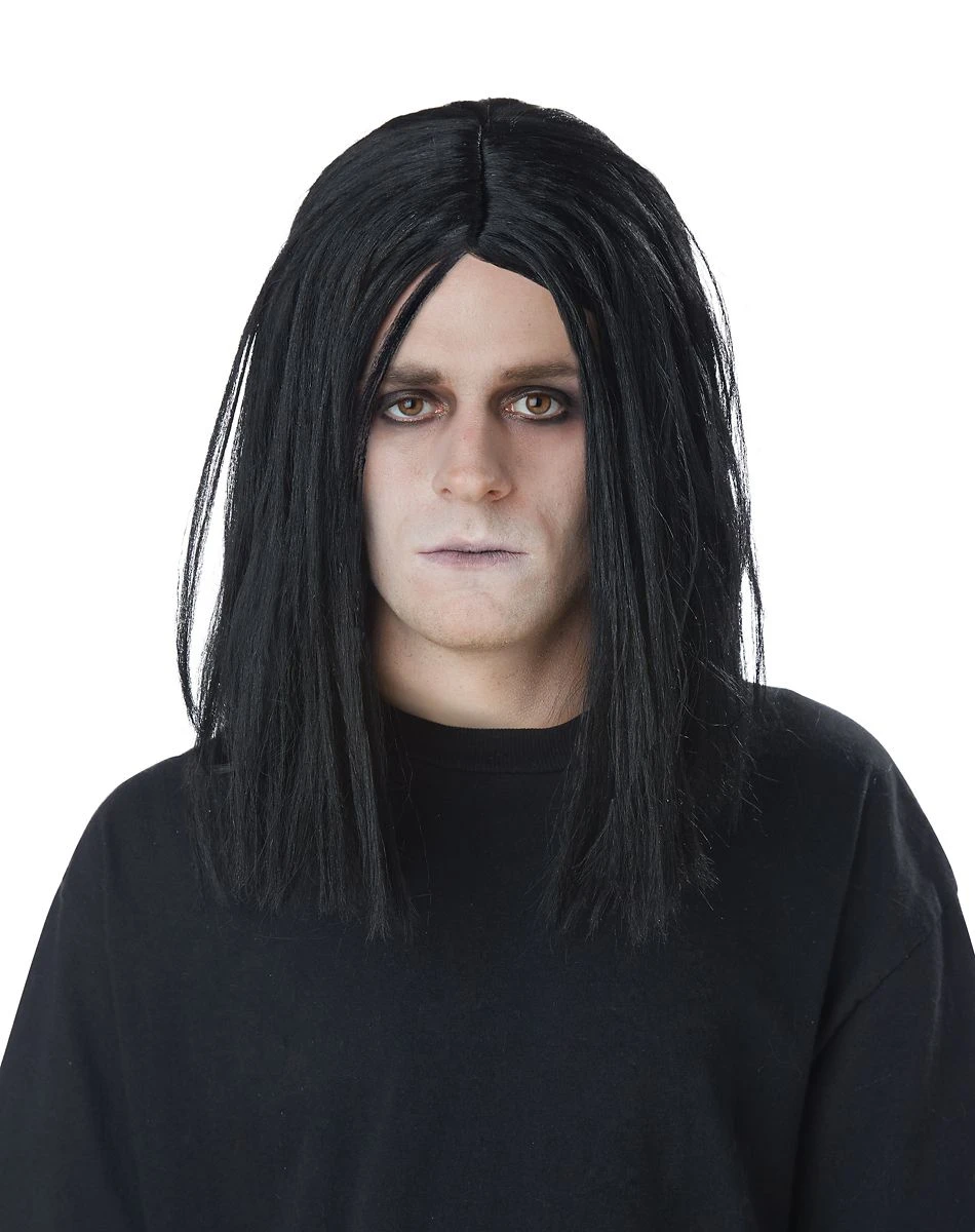 Spirit Halloween Black Menacing Wig 3 Spirit Halloween Black Menacing Wig