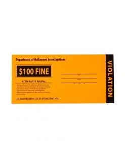 Spirit Halloween Halloween Party Violation Tickets