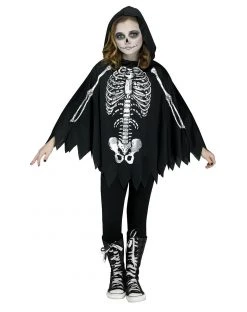 Spirit Halloween Kids Skeleton Poncho