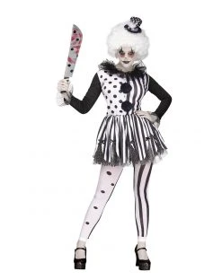 Spirit Halloween Adult Twisted Trickster Clown Costume