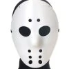 Spirit Halloween Boys White Hockey Half Mask -HALLOWEEN COSTUMES Sales 01346873 a