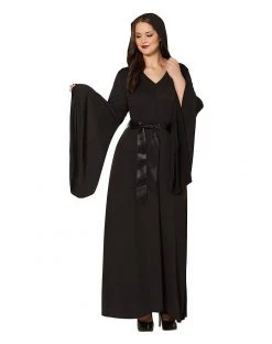 Spirit Halloween Adult Black Hooded Dress 8 Spirit Halloween Adult Black Hooded Dress -HALLOWEEN COSTUMES Sales 01346998 c