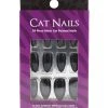 Spirit Halloween Black Cat Pointed Nails -HALLOWEEN COSTUMES Sales 01347285 a