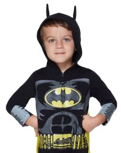 Spirit Halloween Toddler Batman One Piece Costume - DC Comics -HALLOWEEN COSTUMES Sales 01347392 c