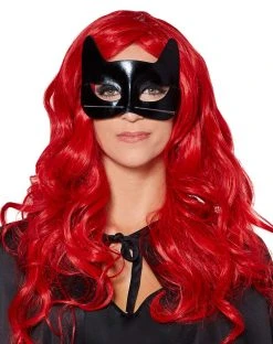 Spirit Halloween Black Cat Eye Half Mask