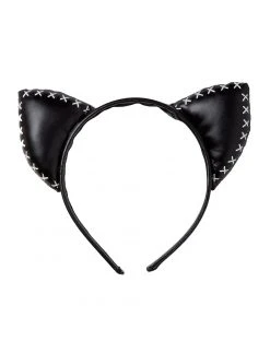 Spirit Halloween Stitched Cat Ear Headband -HALLOWEEN COSTUMES Sales 01348077 d
