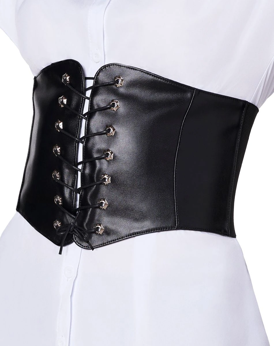 Spirit Halloween Black Waist Cincher 5 Spirit Halloween Black Waist Cincher - Image 3