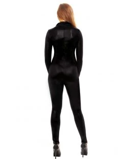 Spirit Halloween Black Wetlook Catsuit 6 Spirit Halloween Black Wetlook Catsuit -HALLOWEEN COSTUMES Sales 01351568 b