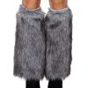 Spirit Halloween Grey Faux Fur Leg Warmers 2 Spirit Halloween Grey Faux Fur Leg Warmers -HALLOWEEN COSTUMES Sales 01352277 a