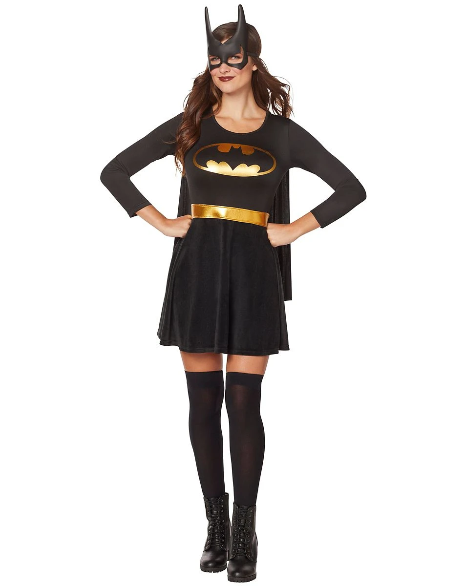 Spirit Halloween Adult Black and Gold Batgirl Dress - DC Comics 5 Spirit Halloween Adult Black and Gold Batgirl Dress - DC Comics - Image 3