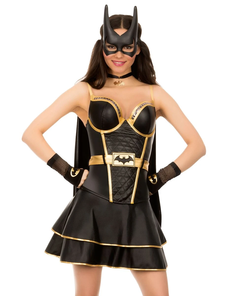 Spirit Halloween Adult Caped Corset Batman Costume - DC Comics 3 Spirit Halloween Adult Caped Corset Batman Costume - DC Comics