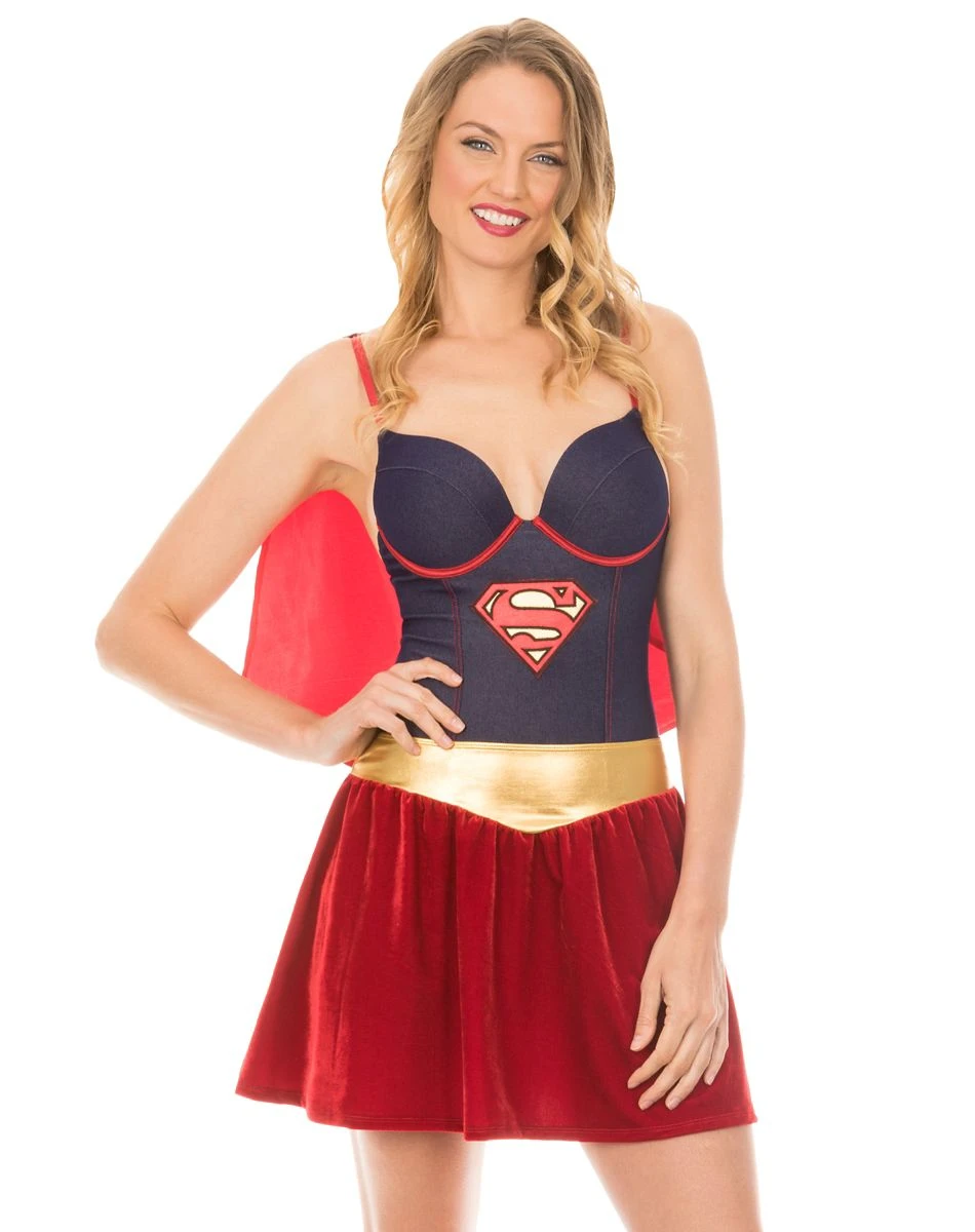 Spirit Halloween Supergirl Bodysuit - DC Comics 3 Spirit Halloween Supergirl Bodysuit - DC Comics