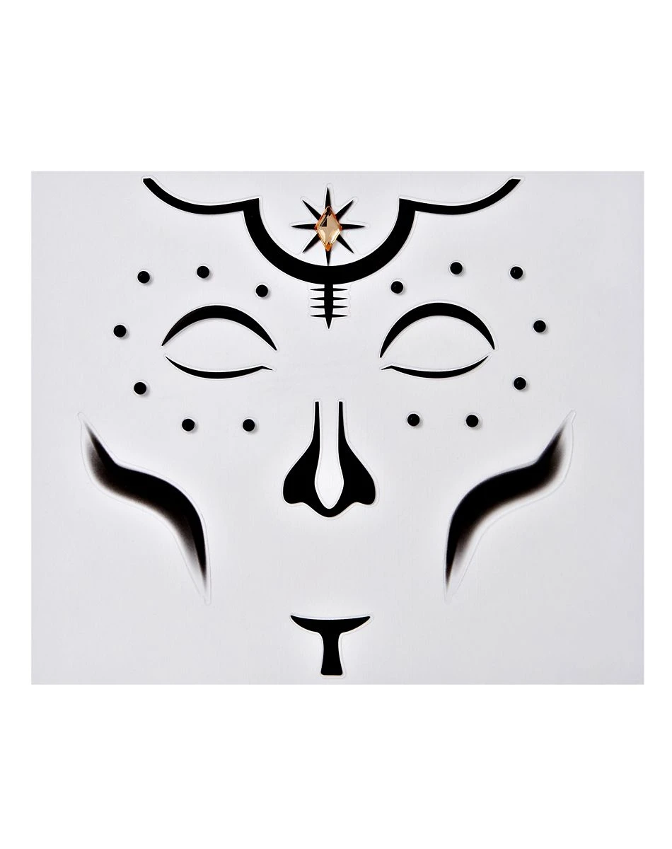Spirit Halloween Witch Doctor Face Decal 4 Spirit Halloween Witch Doctor Face Decal - Image 2